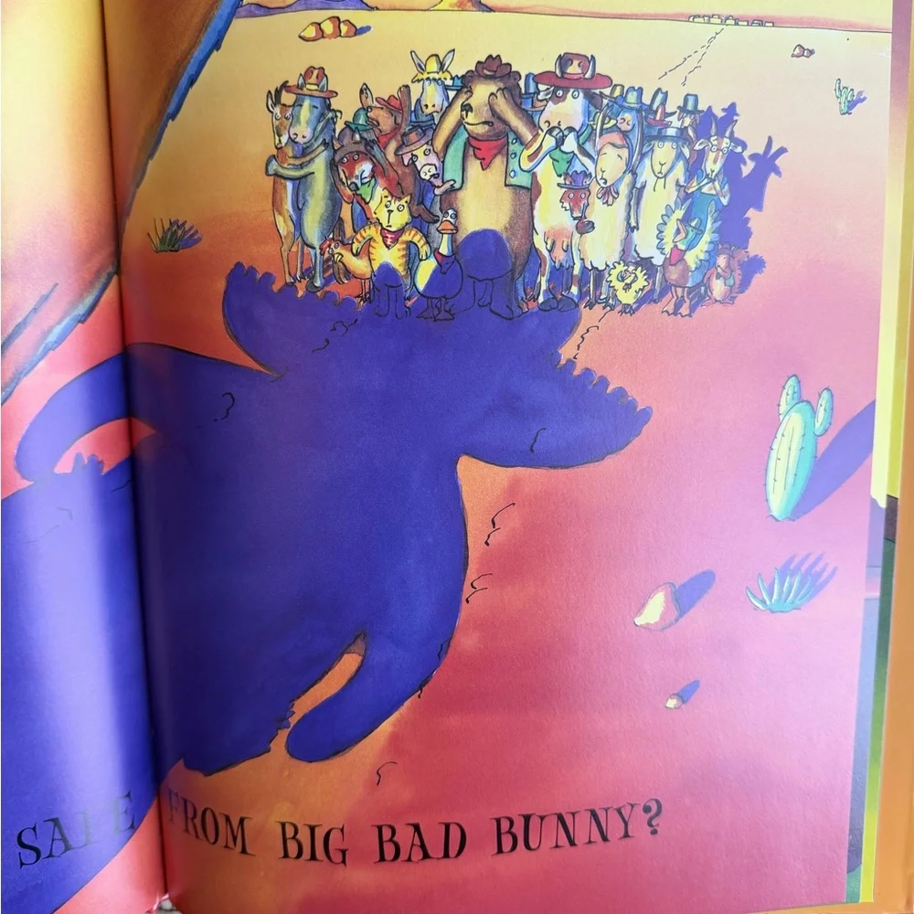 Big Bad Bunny Children's Book hardcover Alan Durant
